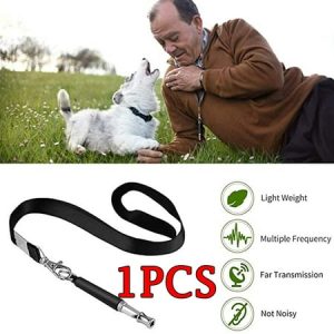 1 Pack Dog Whistles Whistle to Prevent Barking at Neighbors Adjustable Silent Ultrasonic Whistle Professional Dog Training Whistles with Lanyard