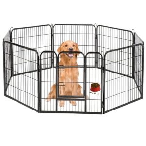 BestPet 40 H Hammigrid 8 Panel Heavy Duty Dog Exercise Playpen