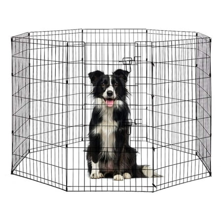 BestPet 8-Panel Tall Dog Playpen Crate Fence Pet Kennel Play Pen Exercise Cag...