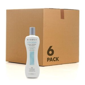 BioSilk for Dogs Silk Therapy Puppy Tearless Shampoo for Dogs | Best Shampoo for Puppies and Great for All Dogs | 12 Oz Bottle of Dog Shampoo - 6 Pack 12 oz - 6 Pack