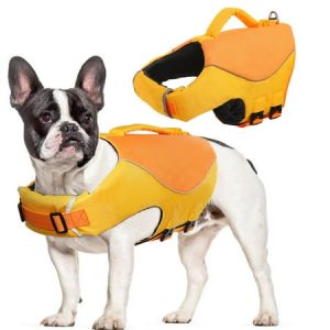 DOPI Dog Life Jacket Dog Life Vest for Swimming Boating Reflective & Adjustable Pet Lifesaver for Dogs锛2Pack锛