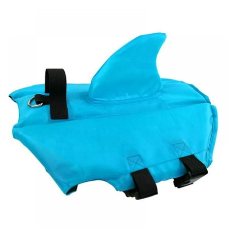 Dog Life Jacket Shark Costume Orchip Ripstop Dogs Lifesaver Vests with Rescue Handle for Small Medium and Large Dogs