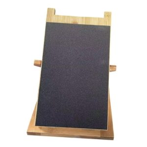 Dog Scratch Pad for Nails Dog Scratcher for Nails Wooden Wear Resistant Dog Replacing Nail Clippers for Large and Small Dogs Black