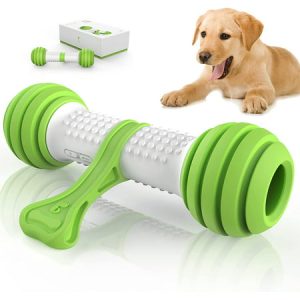 Interactive Dog Toys Durable Motion Activated Automatic Dog Bone for Medium & Large Dogs Boredom Electronic Dog Enrichment Toys to Chase USB Rechargeable