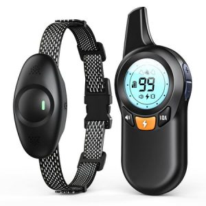 JSCLYAN Waterproof Dog Shock Collar for Medium Large Dogs Rechargeable Dog Training Collar with Remote Electronic Corrective Collar with Keypad Lock Beep Vibration Shock Support 3 Dogs Train