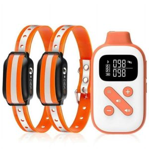 PaiPaitek 3300ft Range Dog Training Collar For 2 Dogs Vibrating Dog Collar with Remote IPX7 Waterproof Dog No Shock Collar for 5-120 lbs All Breeds