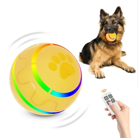 Remote Control Dog Balls Peppy Pet Ball for Dogs Aggressive Chewers Toy Automatic Interactive Rolling & Shaking Pet Gifts