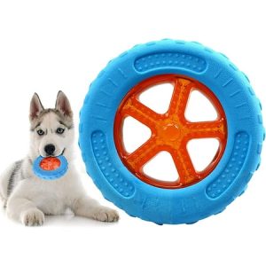 Yozhu Dog Chew Toy Puppy Dental Toy Teething Dog Toy Bored Dog Toy Floating Durable Rubber Teething Toy for Small and Medium Dogs